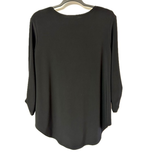 Sympli Unity Henley Tunic Black/Silver Buttons Size 10 - Picture 3 of 14